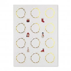 Ava & Yves - 12 Geschenkaufkleber "Weihnachten" Rund 5 Ava & Yves - 12 Geschenkaufkleber "Weihnachten" Rund – Bild 3