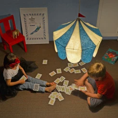 Buokids - Deckenlampe Zirkuszelt - Blau 5 Buokids - Deckenlampe Zirkuszelt - Blau – Bild 3