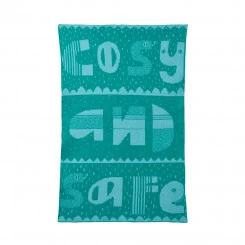 Donna Wilson - Babydecke Cosy And Safe - Türkis