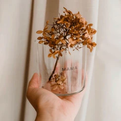 Eulenschnitt - Trinkglas Mama & Mini Im 2er Set