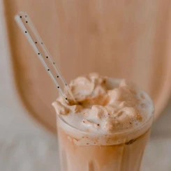 Eulenschnitt - 4er Set Strohhalme Aus Glas - Punkte