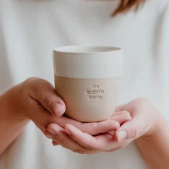 Eulenschnitt - Kleiner Becher "Kleine Dinge"