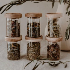 Eulenschnitt - Mini Vorratsgläser "Für Dich" 6 Stk