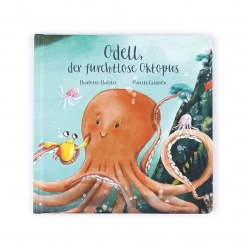 Jellycat - Buch Odell Der Furchtlose Oktopus