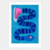 Kunstdruck "Schlange Mit Turnschuh" DIN A3 2 Kunstdruck "Schlange Mit Turnschuh" DIN A3 -Minicatwalk Geschäft just cool design poster schlange mit turnschuh 1 245x245
