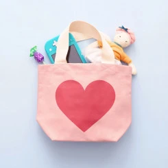 Kleine Tragetasche Herz