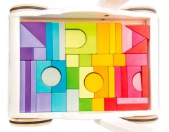 Le Toy Van - Lauflernwagen Regenbogen 7 Le Toy Van - Lauflernwagen Regenbogen – Bild 5