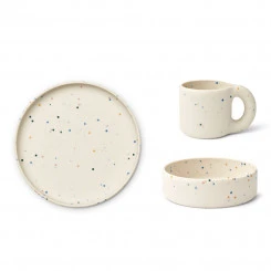 Liewood - Geschirrset Andie - Splash Dots/ Sea Shell