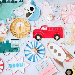 Meri Meri - Pappteller Löwe - 8 Stk 5 Meri Meri - Pappteller Löwe - 8 Stk – Bild 3