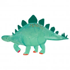 Meri Meri - Große Pappteller Stegosaurus - 4 Stk