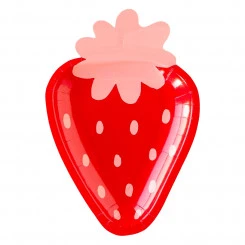 My Mind’s Eye - Pappteller Erdbeere - 8 Stk