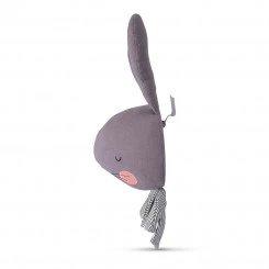 Picca Loulou - Tierkopf Wanddeko "Hase" Grau 5 Picca Loulou - Tierkopf Wanddeko "Hase" Grau – Bild 3