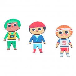 Vilac - Holzpuzzle JULES Mit Kleidung 6 Vilac - Holzpuzzle JULES Mit Kleidung – Bild 4